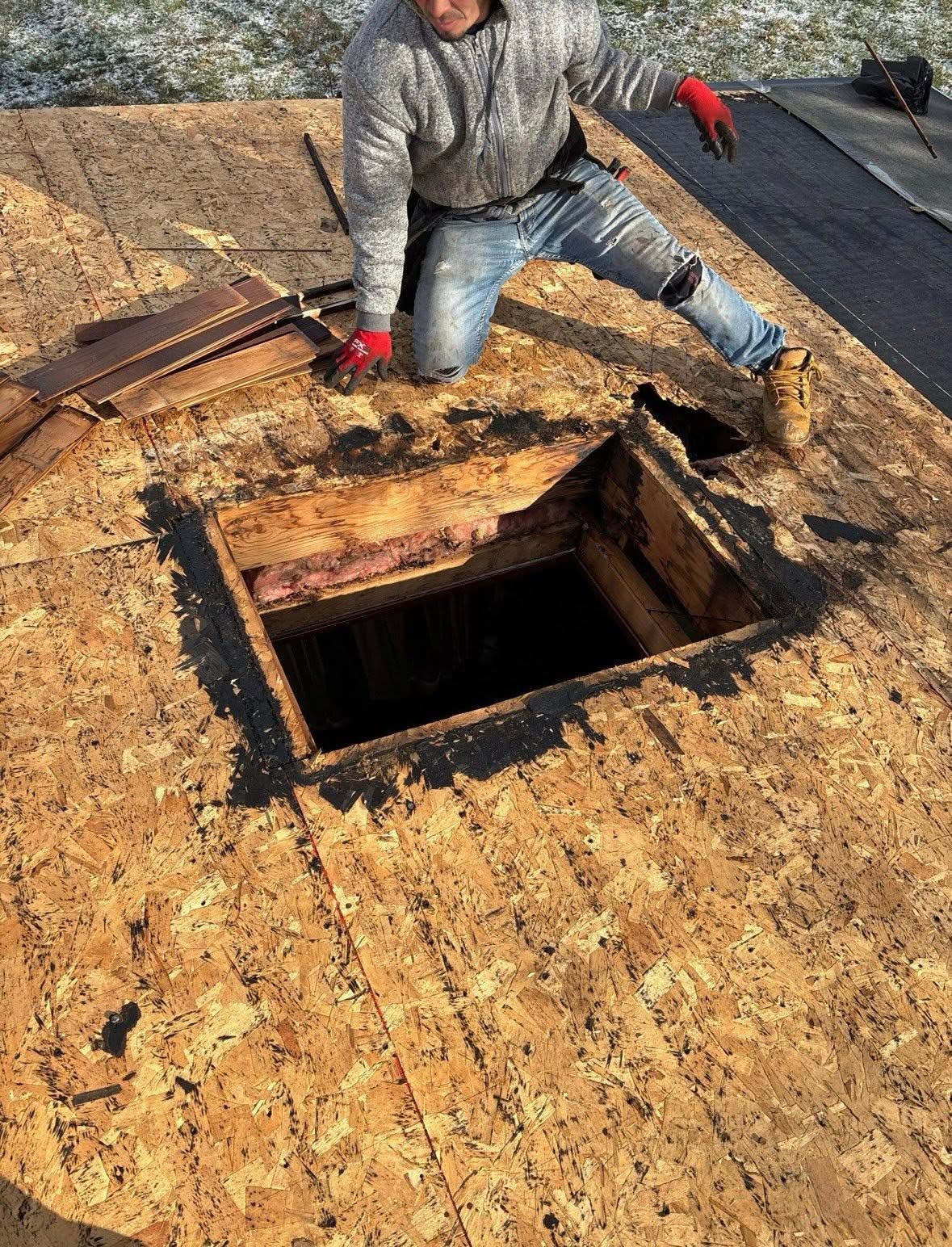 Decking and underlayment — Shield Pro Roofing project in central Ohio
