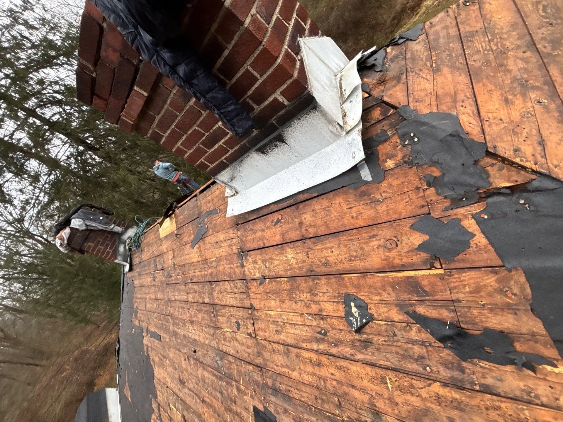 Tear-off and inspection — Shield Pro Roofing project in central Ohio