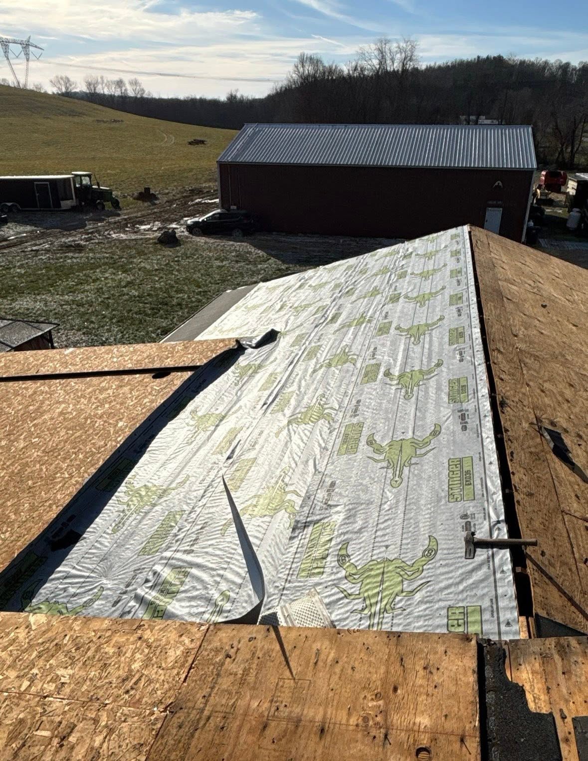 Decking and underlayment — Shield Pro Roofing project in central Ohio