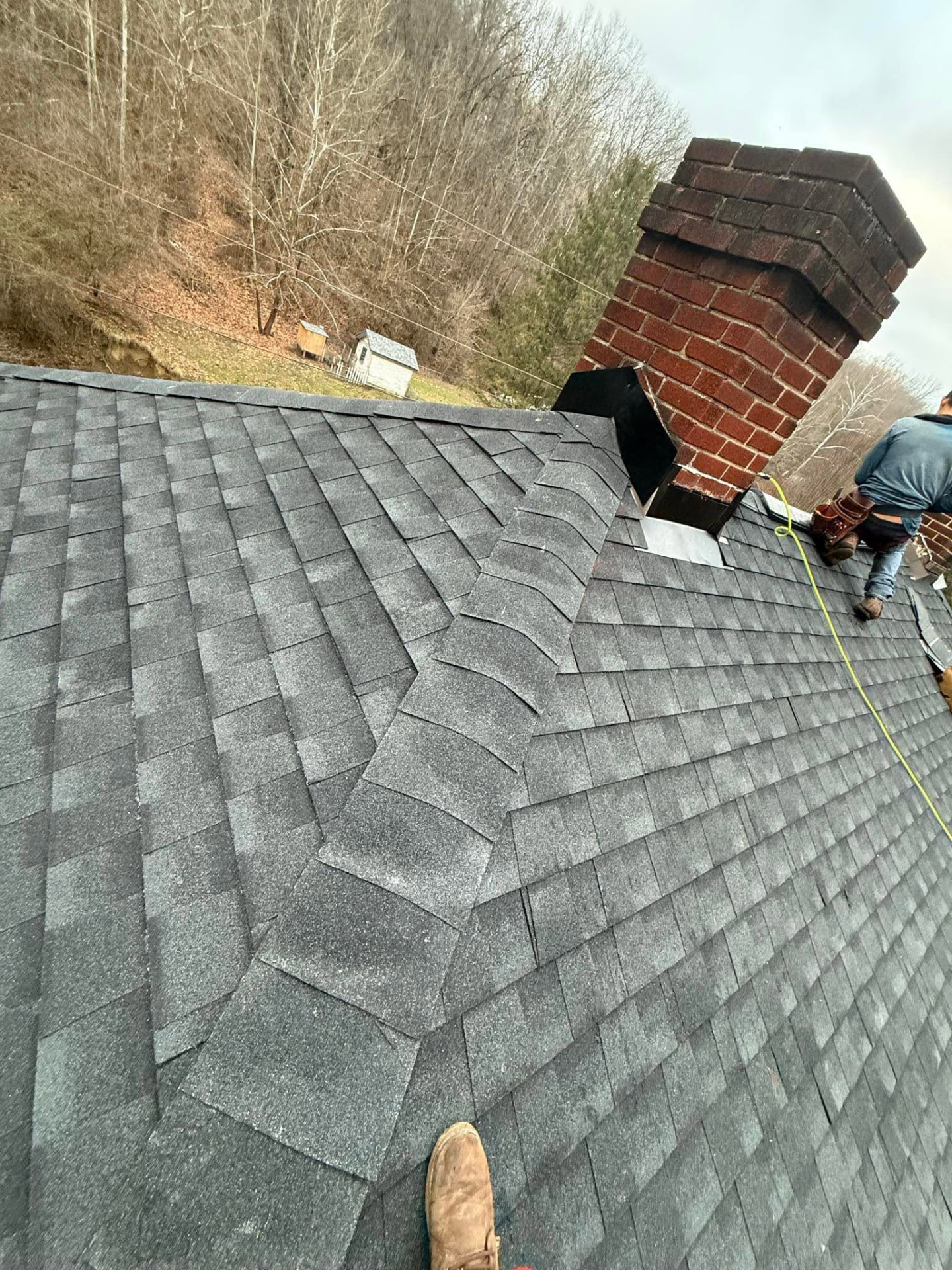 Finished roof replacements — Shield Pro Roofing project in central Ohio