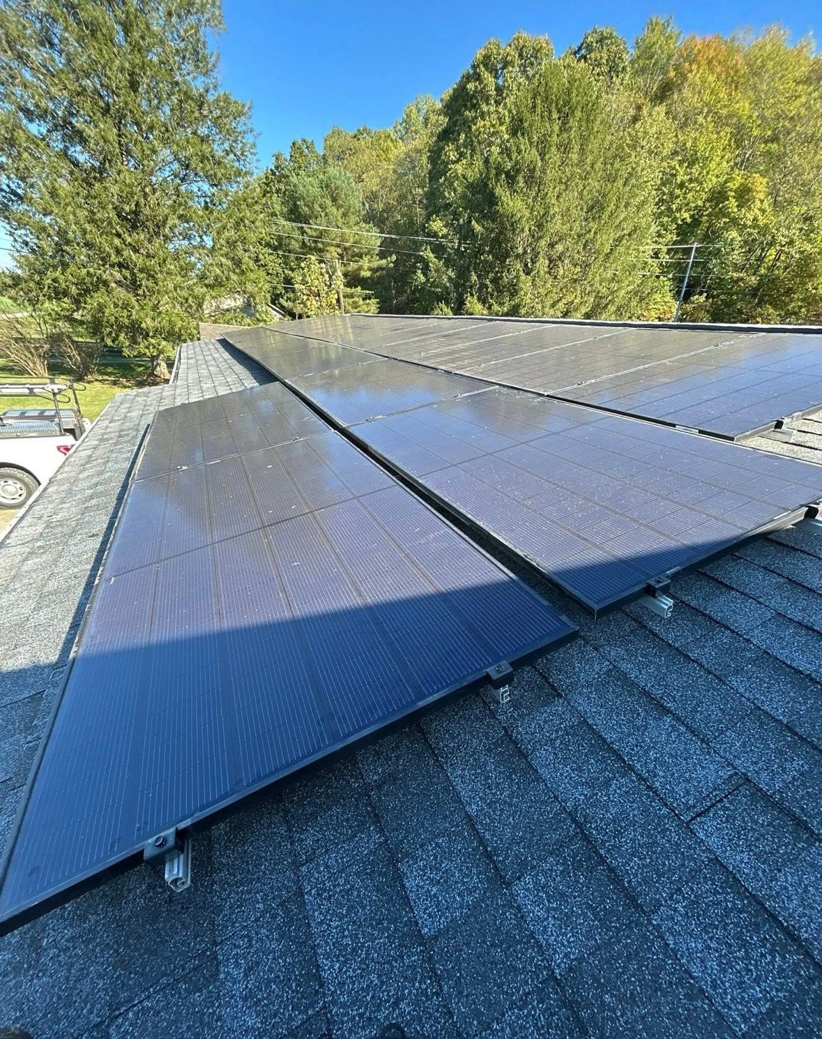 Solar panel roofs — Shield Pro Roofing project in central Ohio
