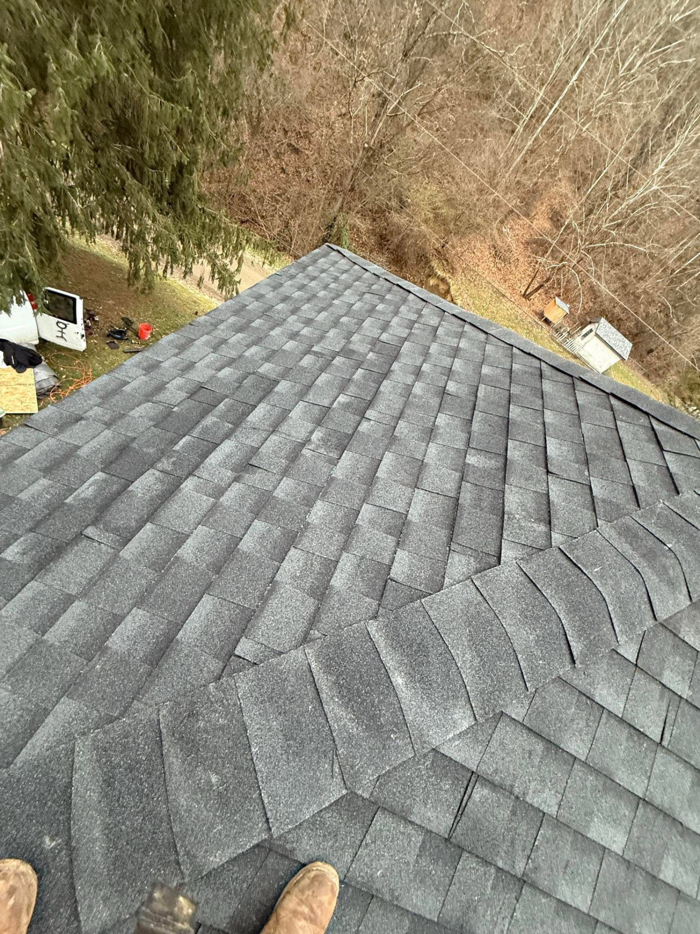 Finished roof replacements — Shield Pro Roofing project in central Ohio