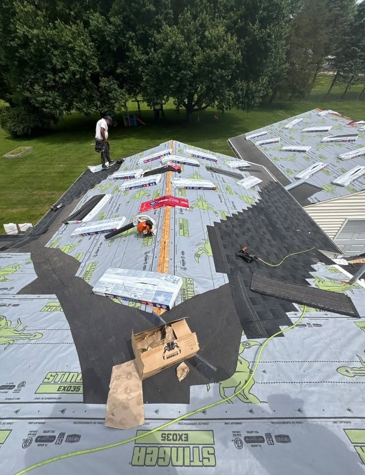 More recent work — Shield Pro Roofing project in central Ohio