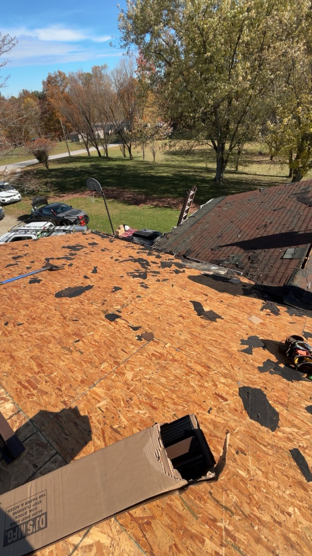 Decking and underlayment — Shield Pro Roofing project in central Ohio